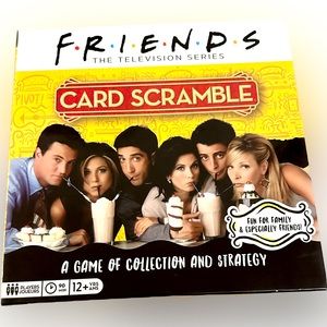 NIB Friends Card Scramble A Game of Collection & Strategy Rachel Ross Monica
